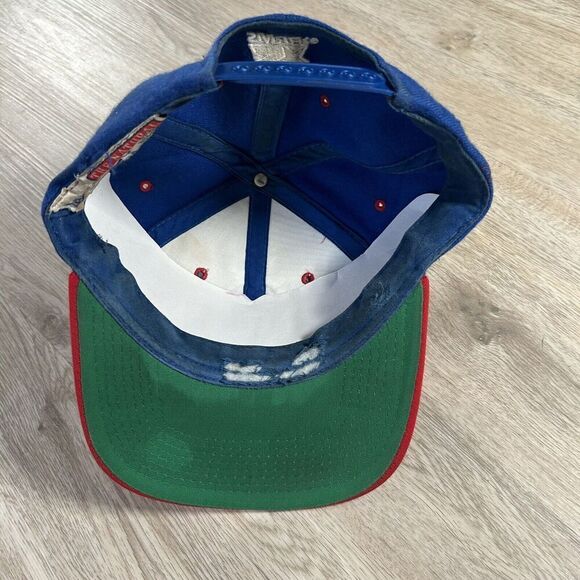 Vintage Starter New York Giants Hat Snapback NFL Football Wool Blue Red Cap‎ - Picture 3 of 8